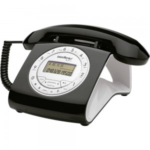 Telefone com fio TC 8312 Preto